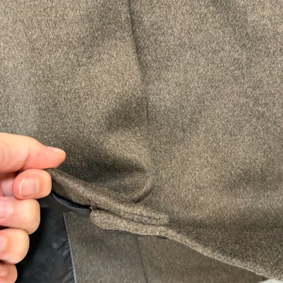Olzen Heritage 100% Cashmere Coat Size M Lined Luxury Old Money Elevated Basic - Picture 16 of 16